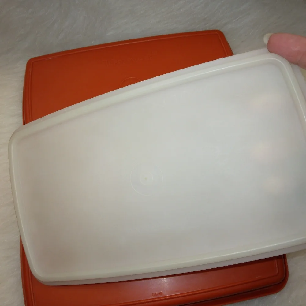 TUPPERWARE 861-20, 2 containers and 2 lids